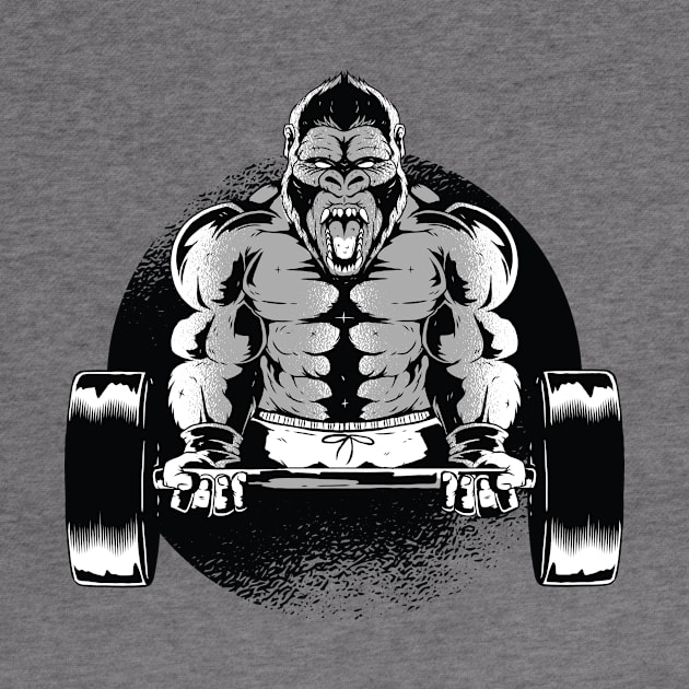 Cool Workout Gorilla Dumbell by BamBam